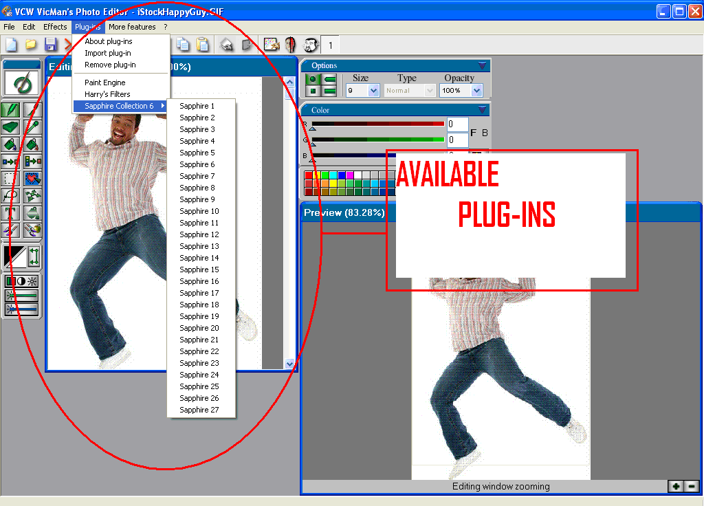 photo image editor software. Some of the disadvantage of this software are; Export of gif 